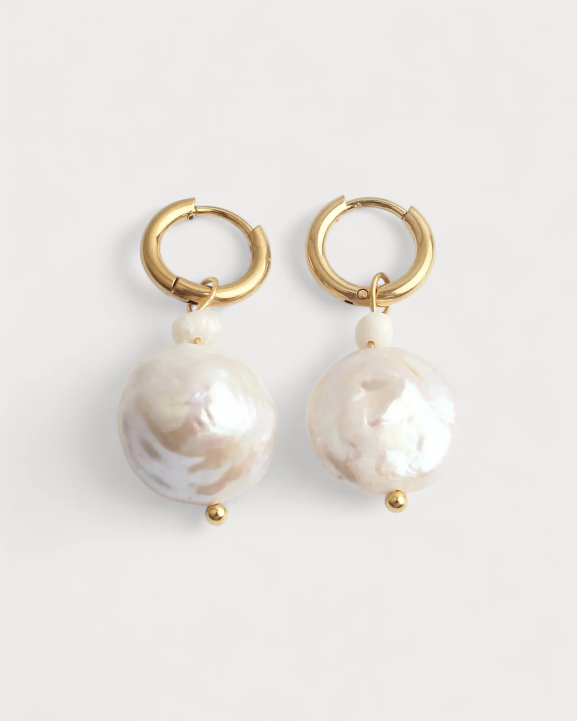 Thalia - Ohrringe - Perle - Edelstahl
