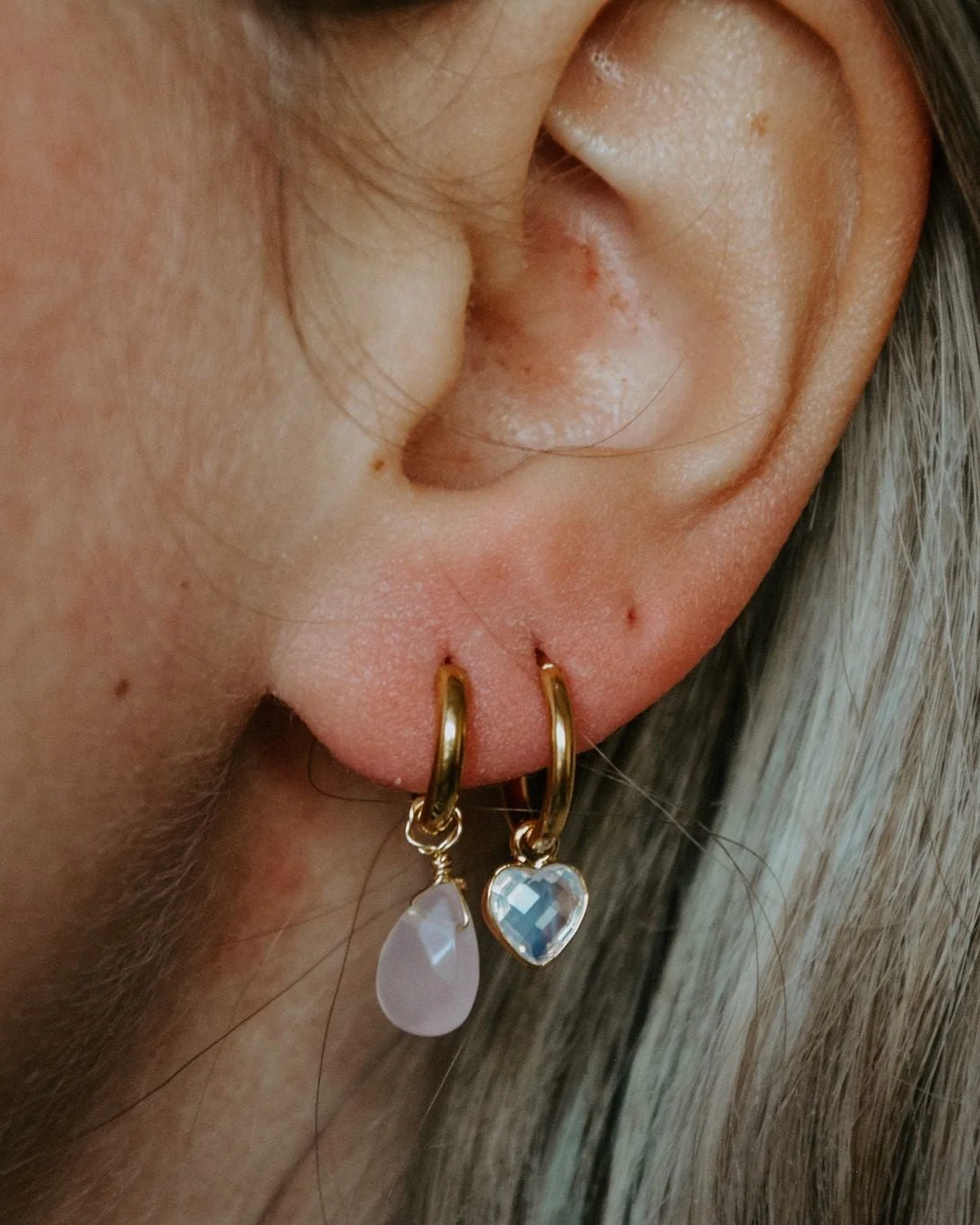 Tiny Heart - Ohrringe - Edelstahl - Image 5