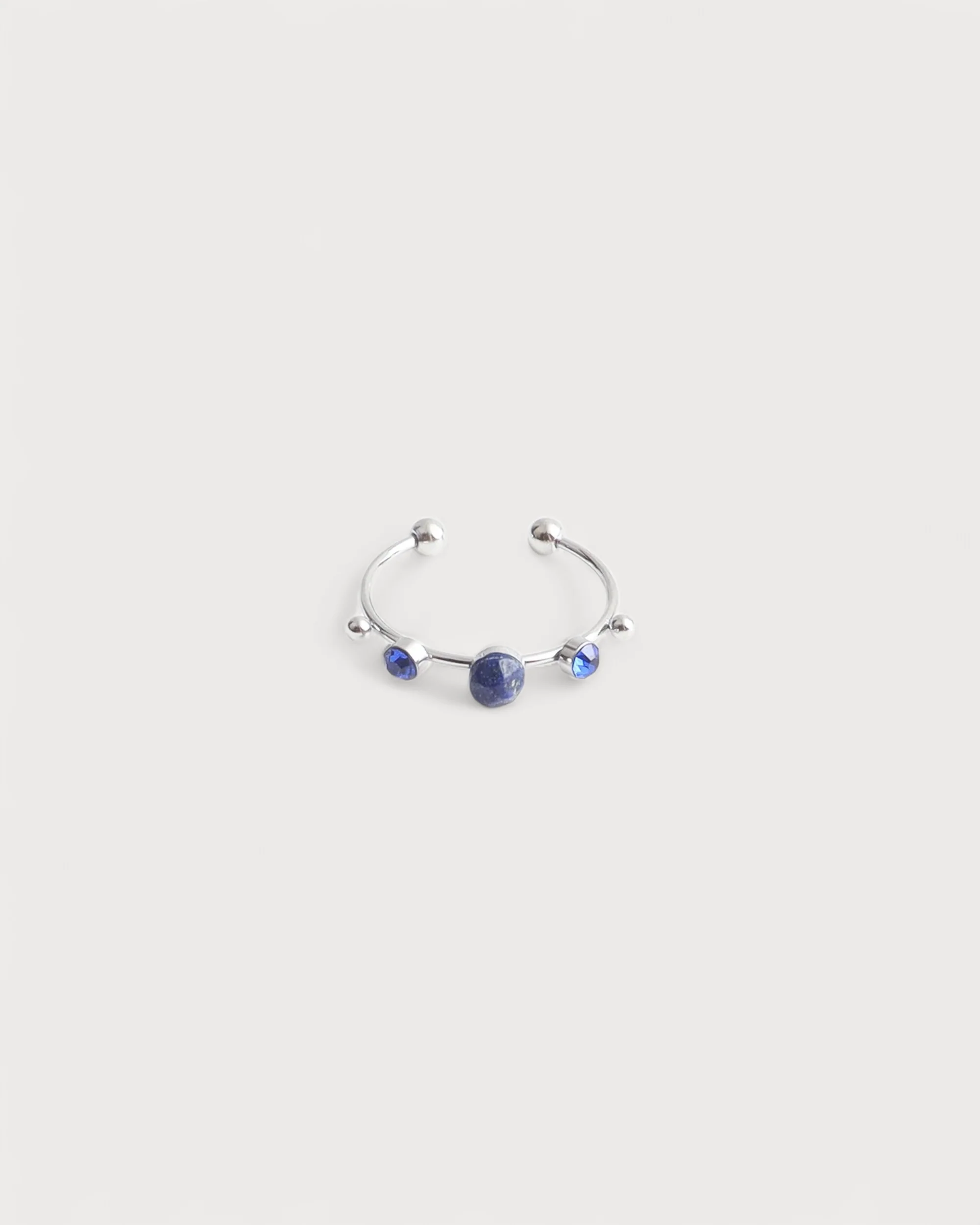 Victoria - Ring – Edelstahl – Naturstein – Verstellbar - Image 11