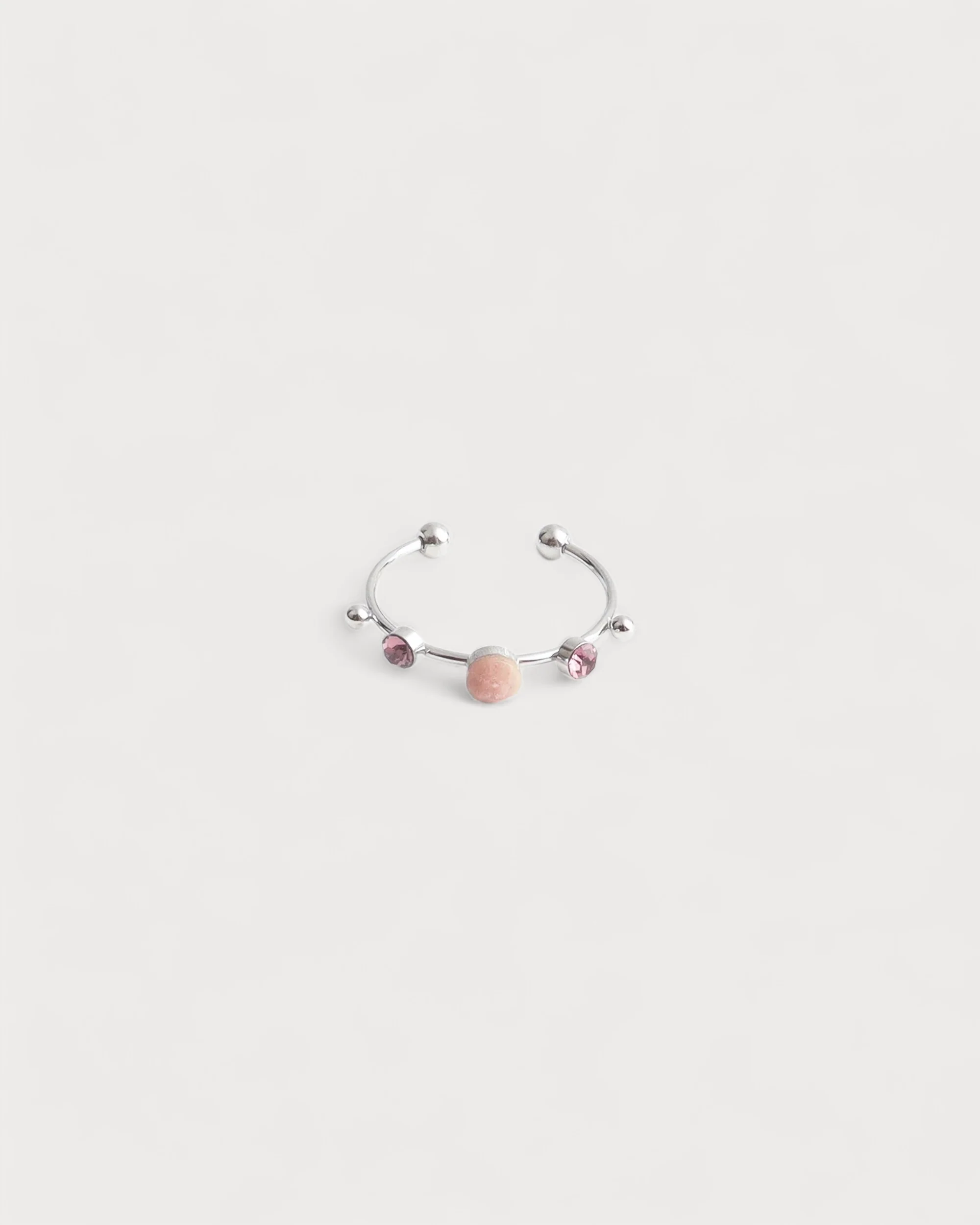 Victoria - Ring – Edelstahl – Naturstein – Verstellbar - Image 13