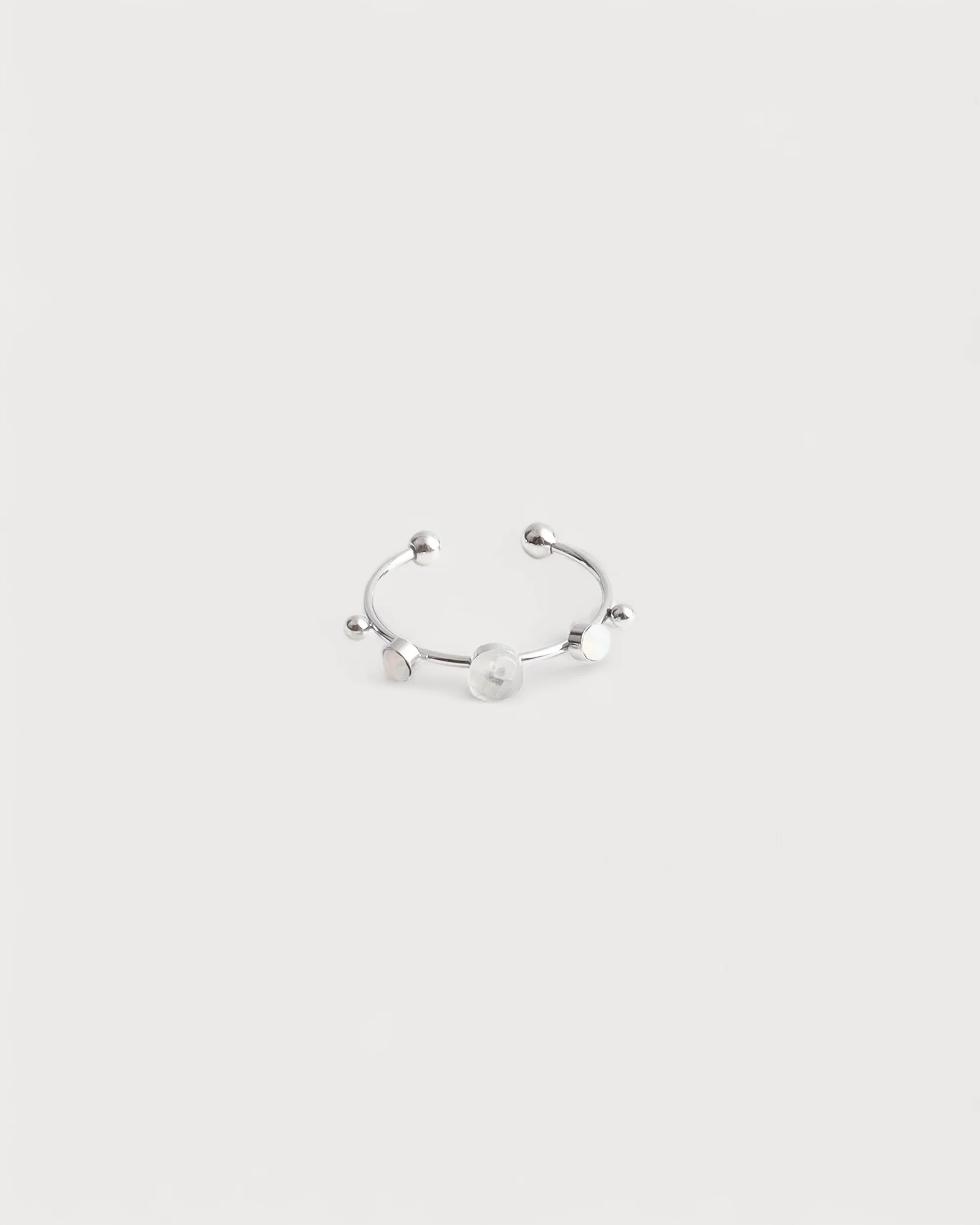 Victoria - Ring – Edelstahl – Naturstein – Verstellbar - Image 6