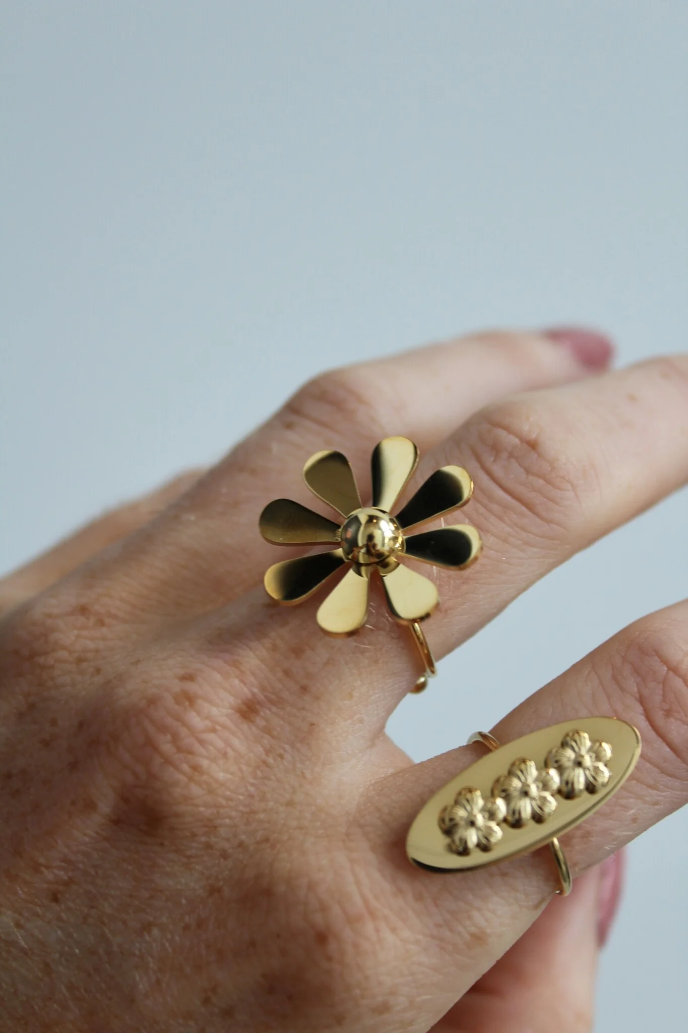 Viola - Ring - Edelstahl - verstellbar - Image 2