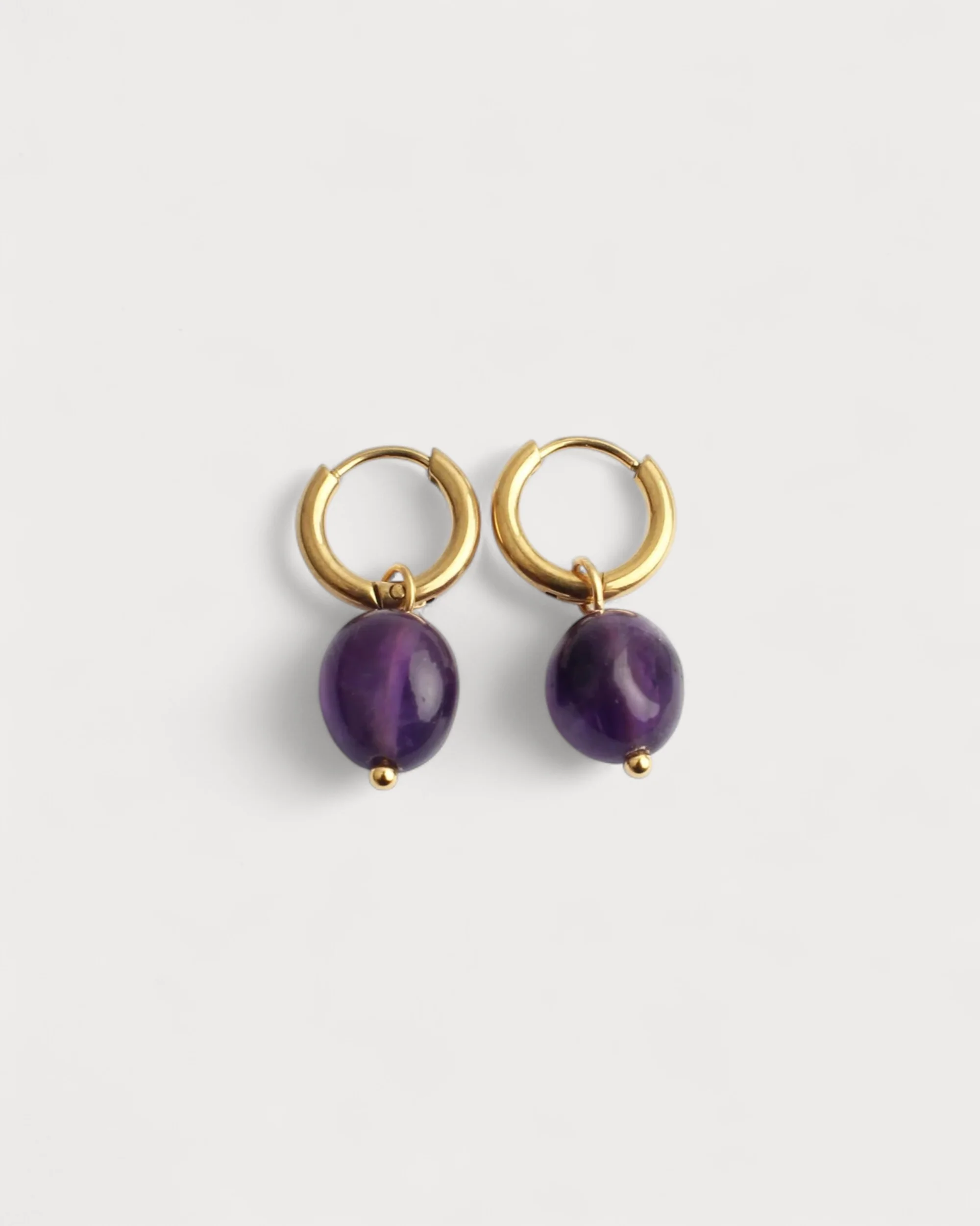 Violett - Ohrringe - Edelstahl