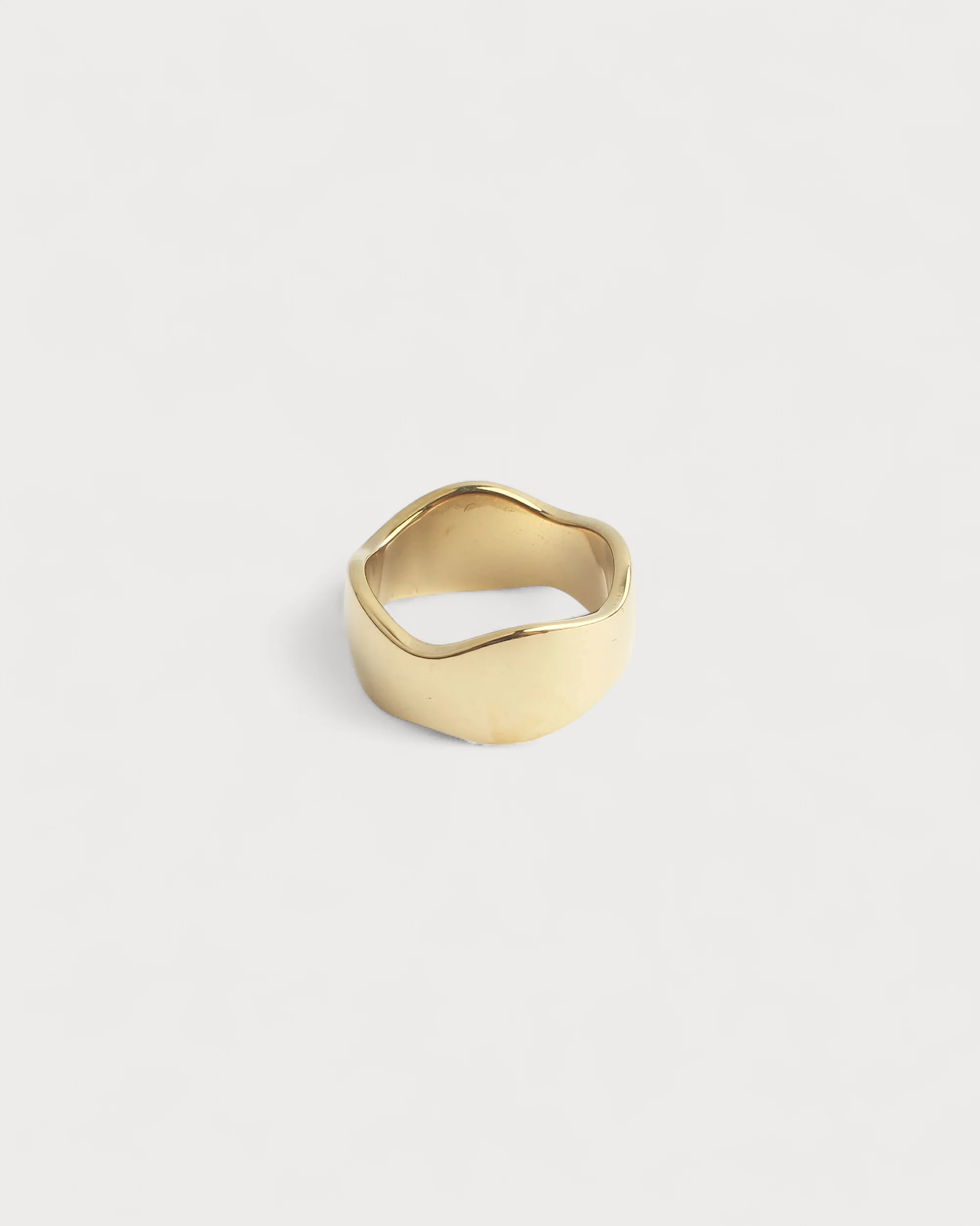 Wavey - Ring - Edelstahl