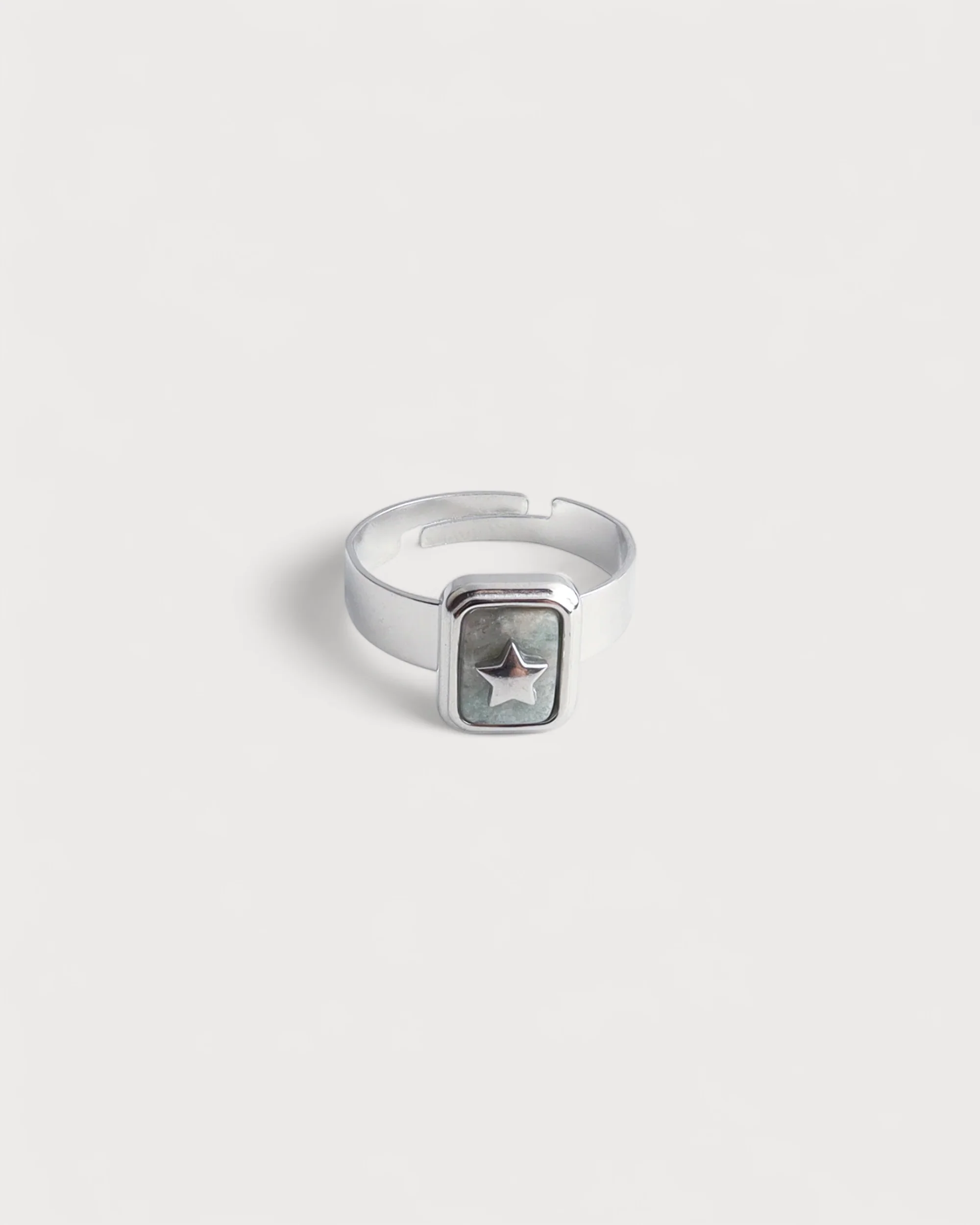 Yasmin - Ring - Naturstein - Edelstahl - Verstellbar - Image 11