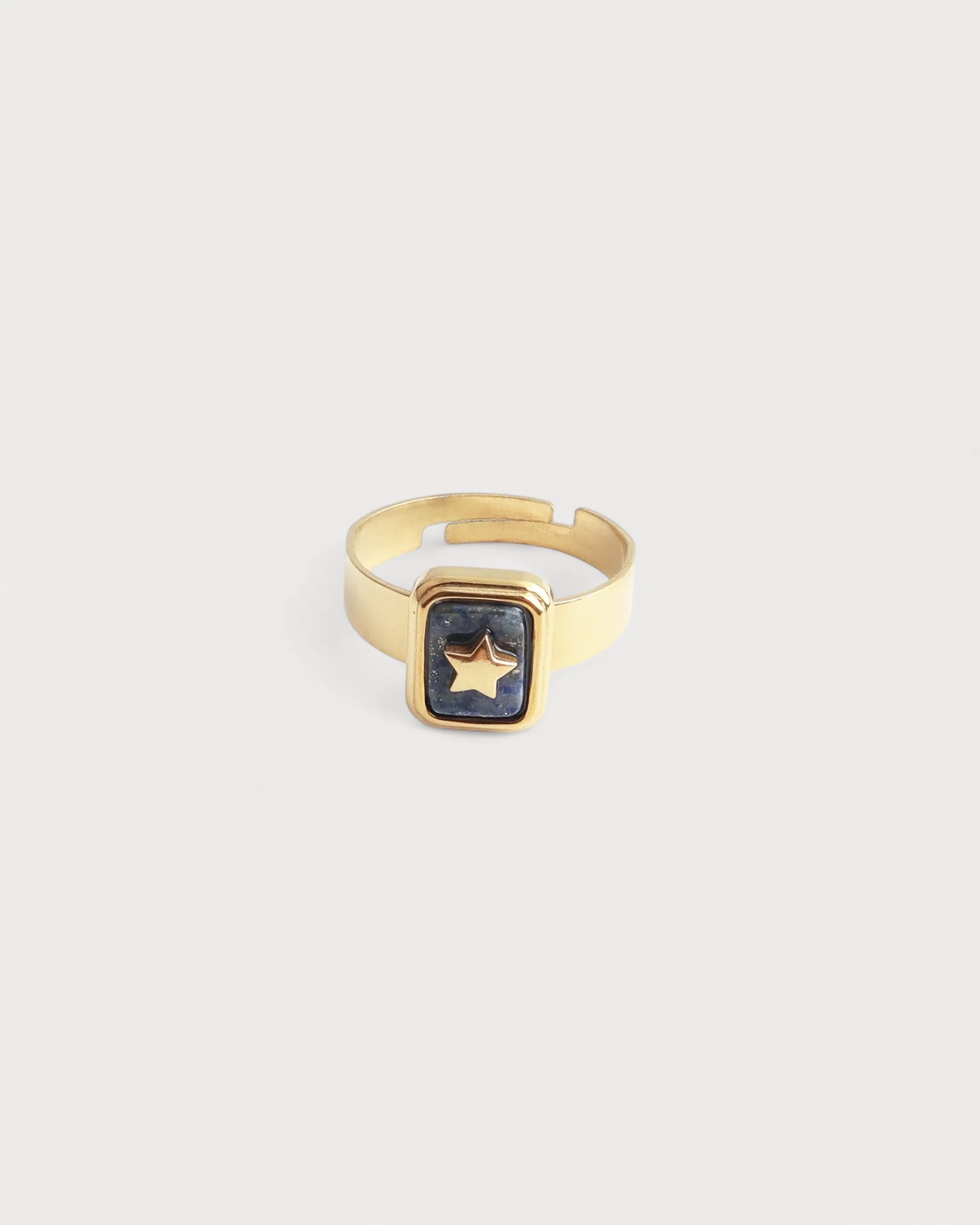 Yasmin - Ring - Naturstein - Edelstahl - Verstellbar - Image 6