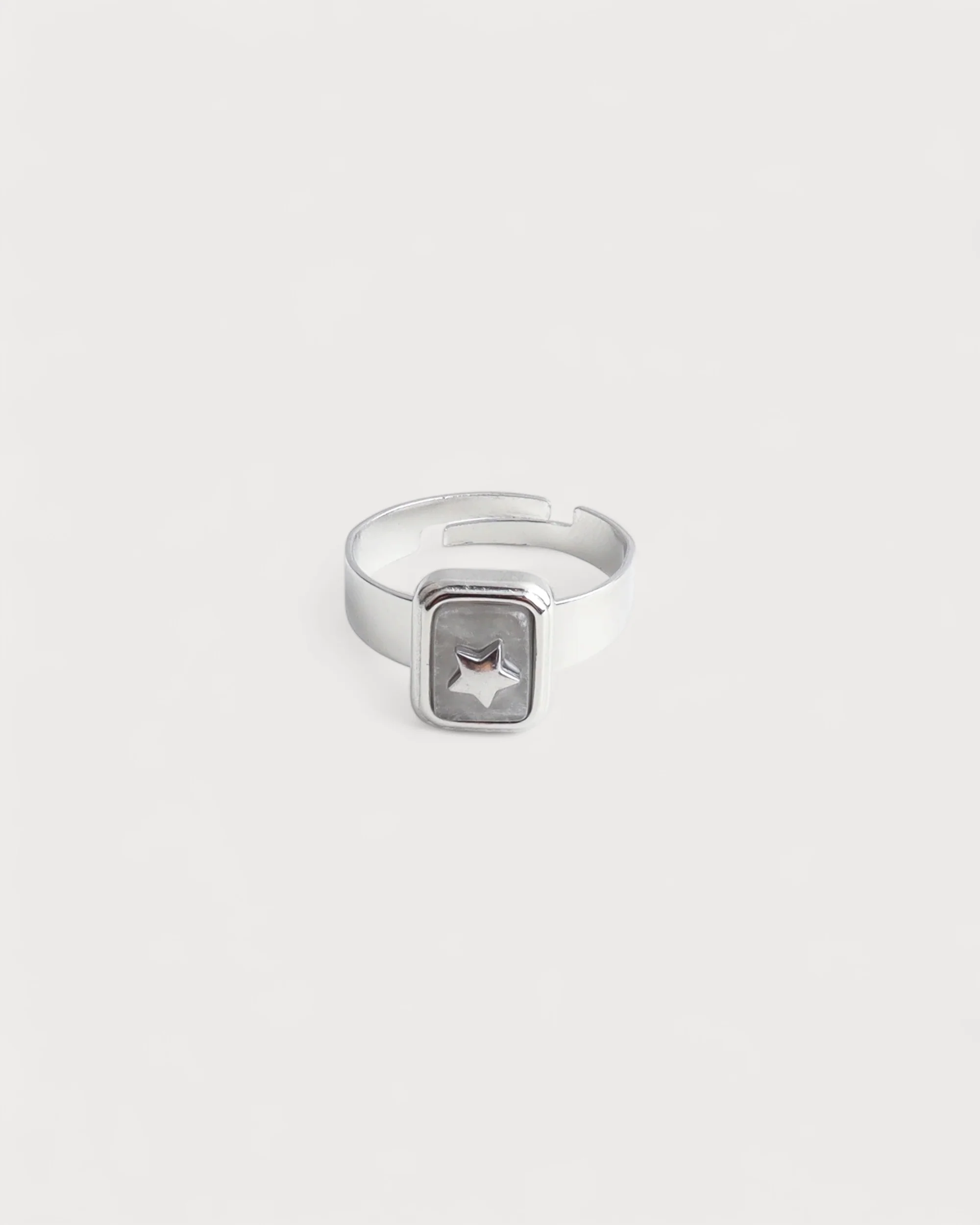 Yasmin - Ring - Naturstein - Edelstahl - Verstellbar - Image 9