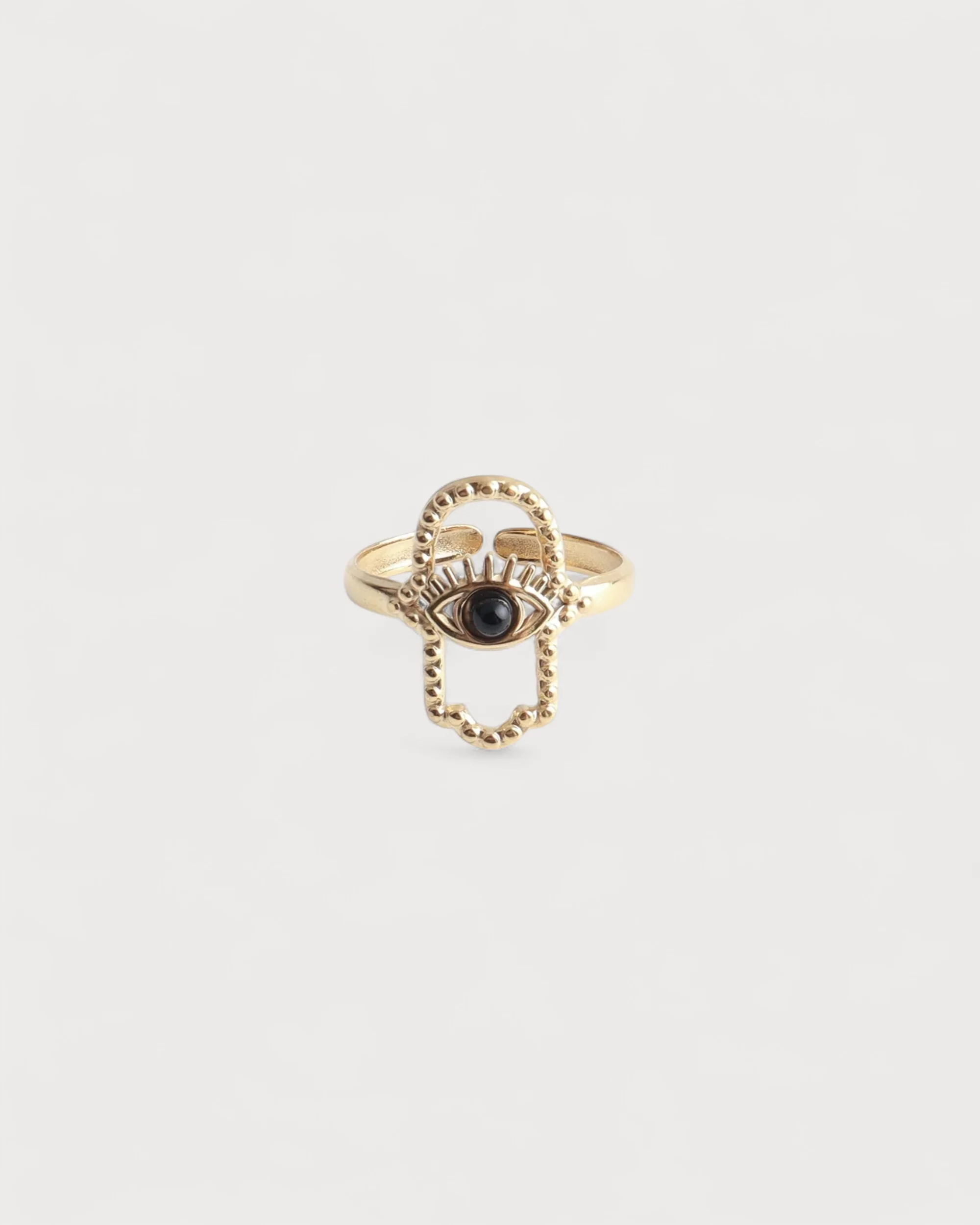 Zahra - Ring - Edelstahl - verstellbar