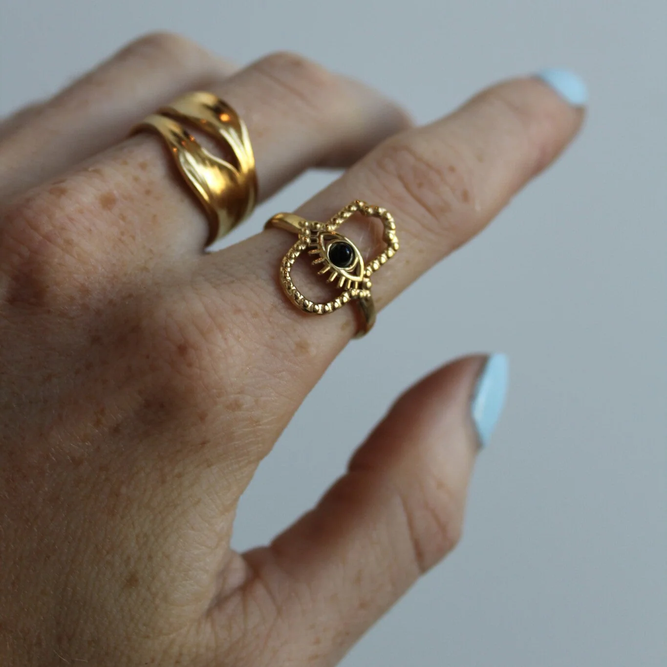 Zahra - Ring - Edelstahl - verstellbar - Image 2